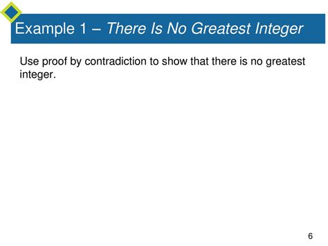 Proof of There is no greatest integer. .